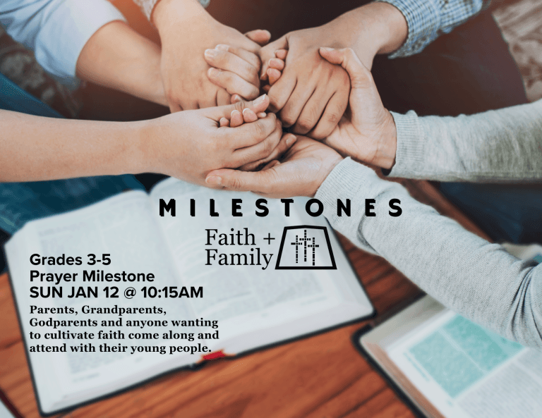 2026 OG 3-5 Prayer Milestone (11 x 8.5 in)