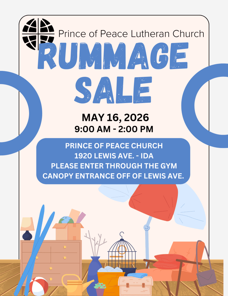POP Rummage Sale Flyer (1)
